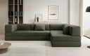Designer Sofa Lazy L in Bouclé