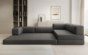 Designer Sofa Lazy L in Bouclé