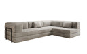 Designer Sofa Lazy L in Samt