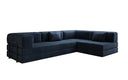 Designer Sofa Lazy L in Samt