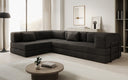 Designer Sofa Lazy L in Samt