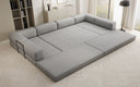 Designer Sofa Lazy U in Bouclé