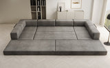 Designer Sofa Lazy U in Samt