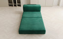 Designer Sofa Mittelmodul Lazy in Samt