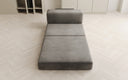 Designer Sofa Mittelmodul Lazy in Samt