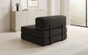 Designer Sofa Mittelmodul Lazy in Samt
