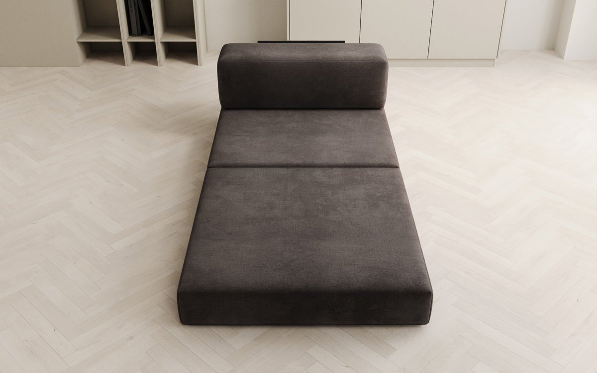 Designer Sofa Mittelmodul Lazy in Samt