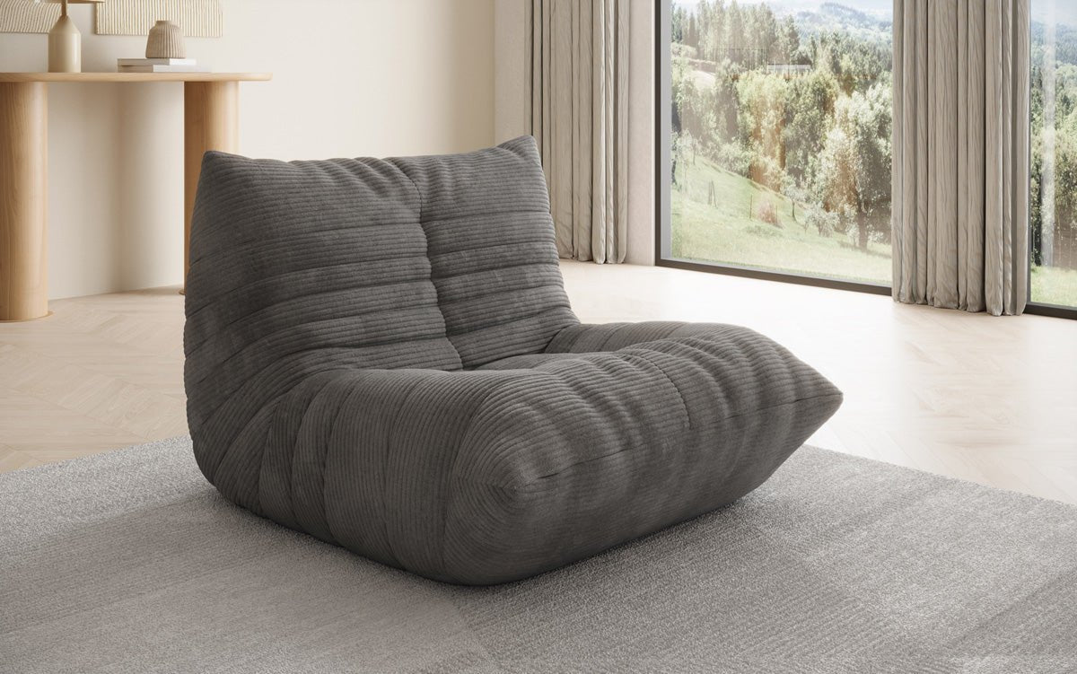 Designer Sofa-Sessel Calmo in Cord