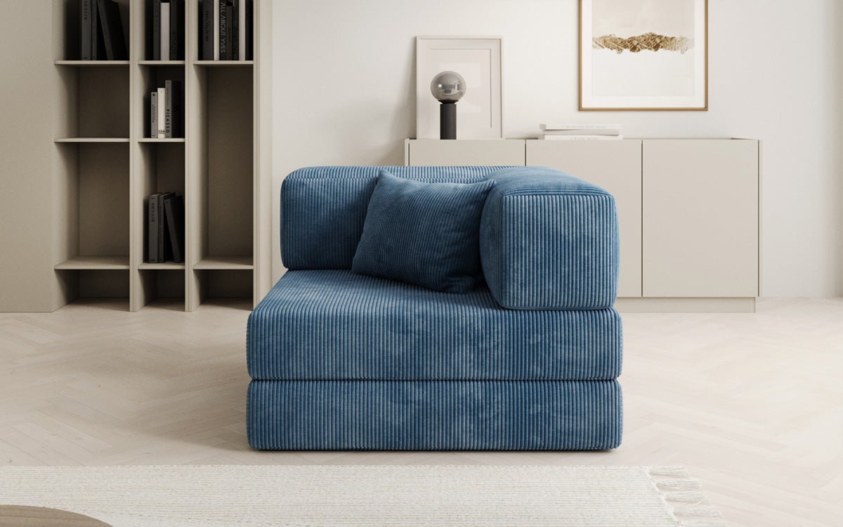Designer Sofa-Sessel Lazy in Corduroy