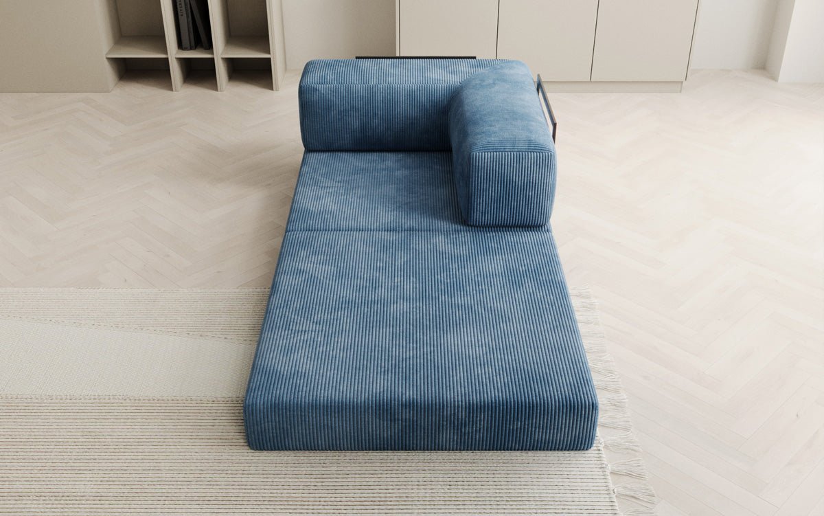 Designer Sofa-Sessel Lazy in Corduroy