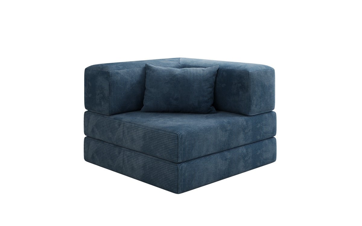 Designer Sofa-Sessel Lazy in Corduroy