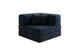 Designer Sofa-Sessel Lazy in Samt