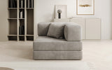 Designer Sofa-Sessel Lazy in Samt