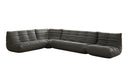Canapé d’angle design Calmo en cuir véritable