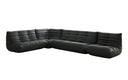 Canapé d’angle design Calmo en cuir véritable
