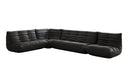 Canapé d’angle design Calmo en cuir véritable