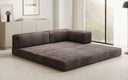Designer Sofa/Chaise Longue Lazy in Cord
