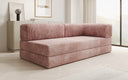 Designer Sofa/Chaise Longue Lazy in Cord