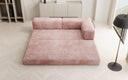 Designer Sofa/Chaise Longue Lazy in Cord