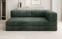 Designer Sofa/Chaise Longue Lazy in Cord