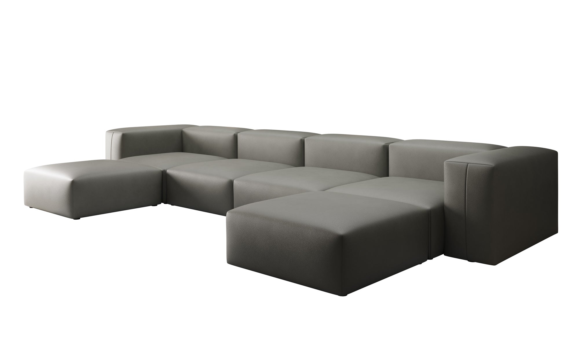 Designer U Bank Snug van echt leer