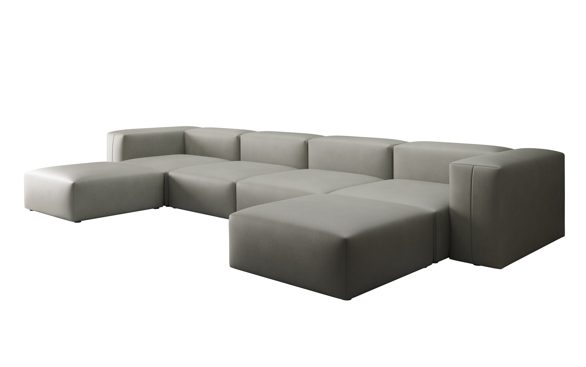 Designer U Bank Snug van echt leer
