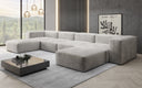 Designer U Sofa Snug in Samt