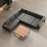 Euphoria – Ecklounge & Tisch aus Aluminium | Aevora™ Kollektion