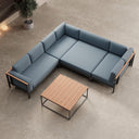 Euphoria – Ecklounge & Tisch aus Aluminium | Aevora™ Kollektion