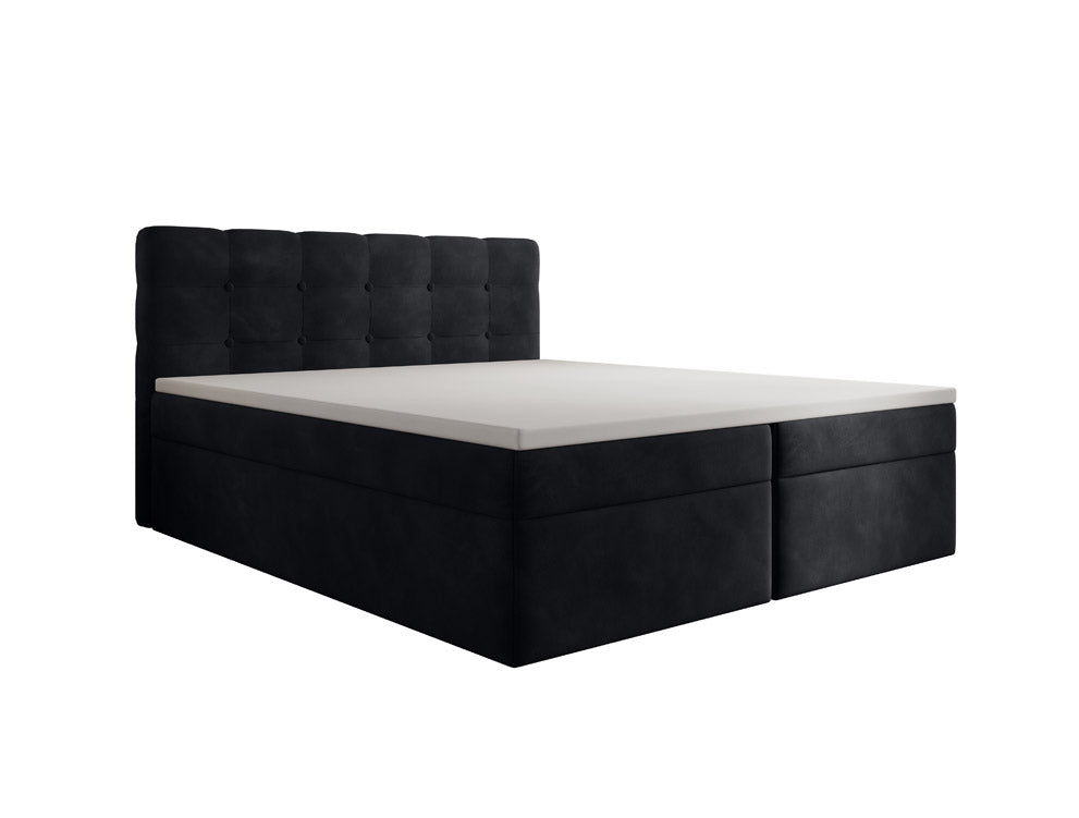 Boxspringbed Faro Samt mit Stauraum