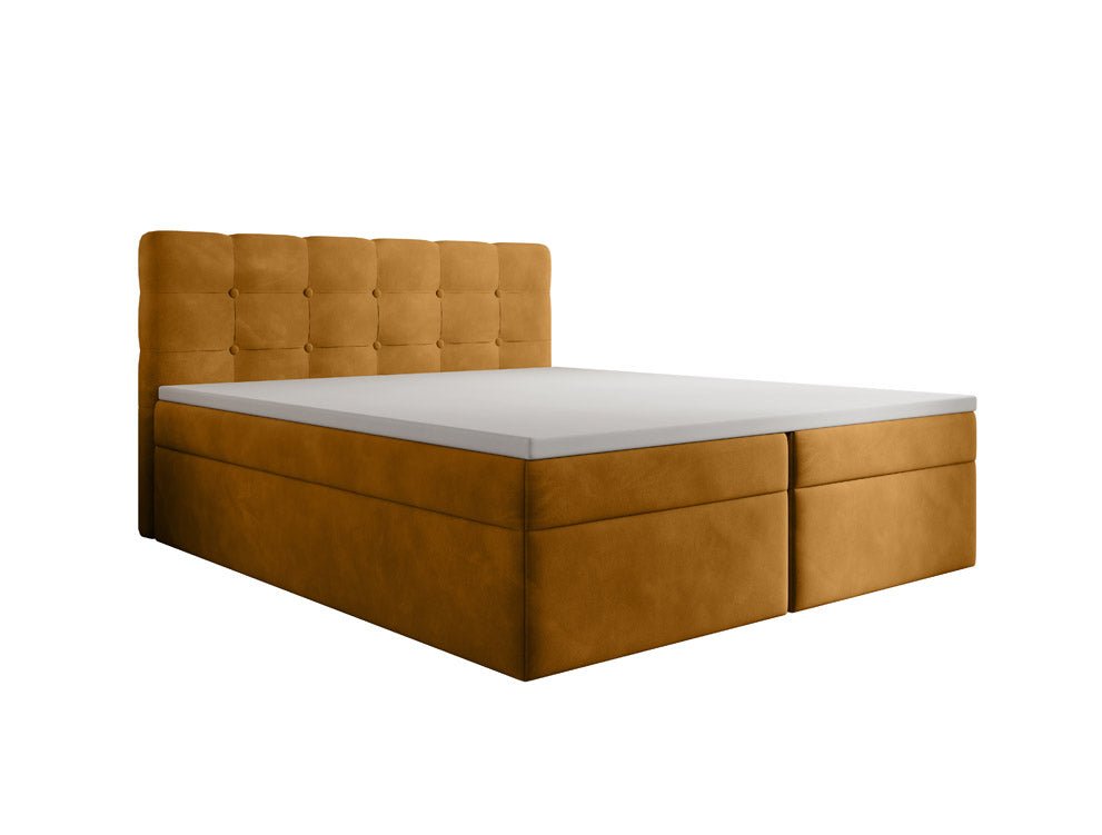 Boxspringbed Faro Samt mit Stauraum