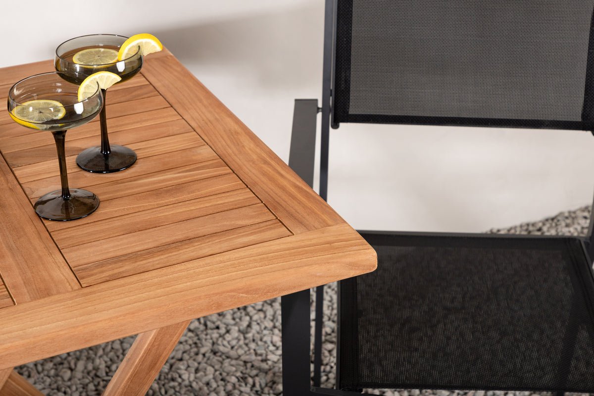 Ensemble de mobilier de jardin Irish – Set de mobilier de jardin 3 pièces 70x70 cm