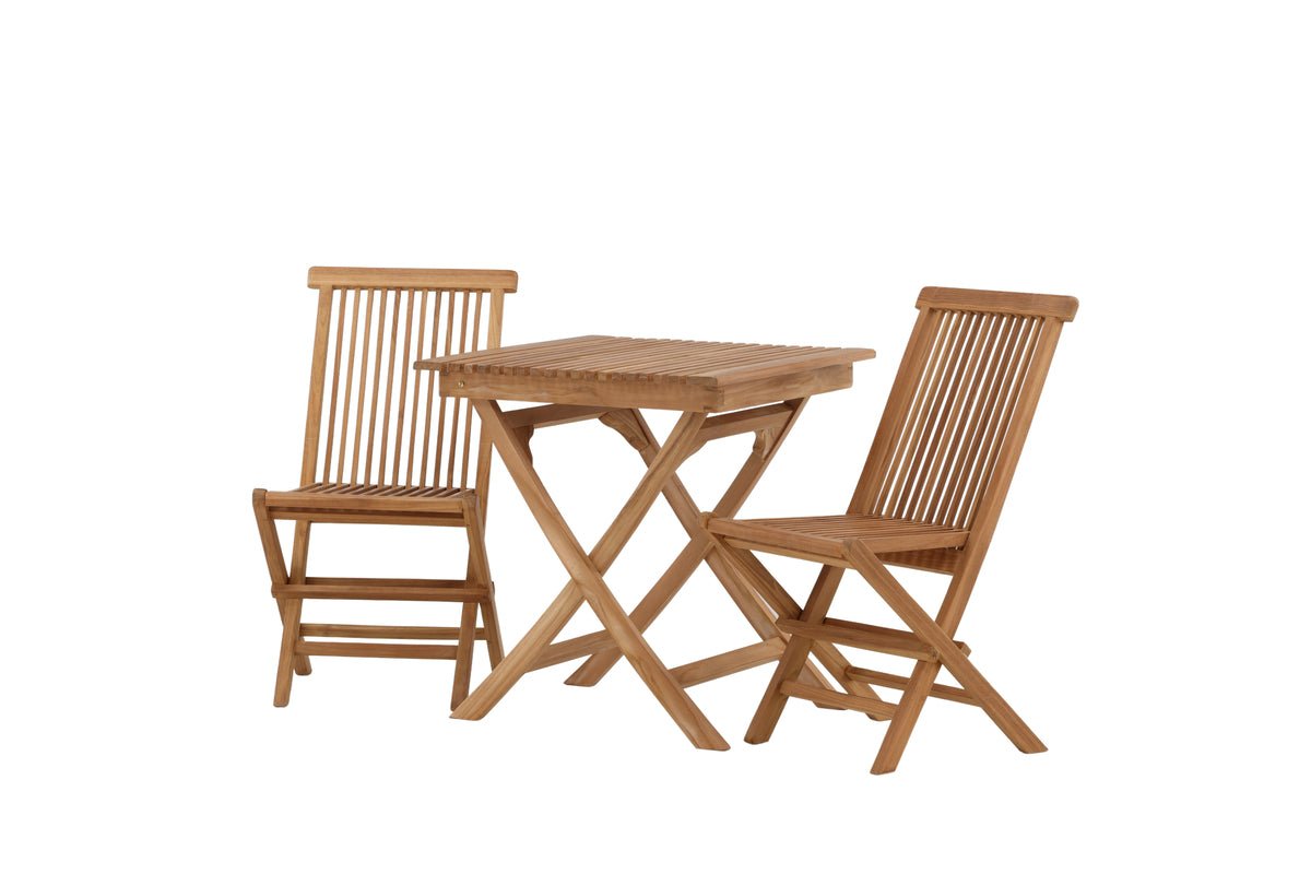 Garten Cafegruppe Wavaro – 3 teiliges Set aus Teakholz