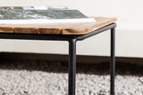 Garten Couchtisch Berit - Mit Tischplatte aus Akazie in Natur-Optik
