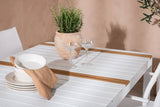 Garten Essgruppe Mareike – Weißes Gartenmöbel-Set in 2 Größen