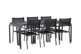 Garten Essgruppe Toni – 7-teiliges Gartenmöbel-Set aus Aluminium