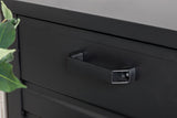 Garten Kissenbox Ludmilla - schwarze Aluminiumkonstruktion inkl. Innentasche
