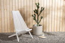 Garten-Loungesessel Active - aus Akazienholz in Weiß