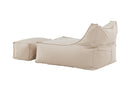 Garten- Loungesessel Hello Kombi - Wahlweise in Weiß/Braun oder Beige