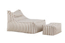 Garten- Loungesessel Hello Kombi - Wahlweise in Weiß/Braun oder Beige