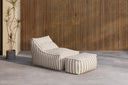 Garten- Loungesessel Hello Kombi - Wahlweise in Weiß/Braun oder Beige