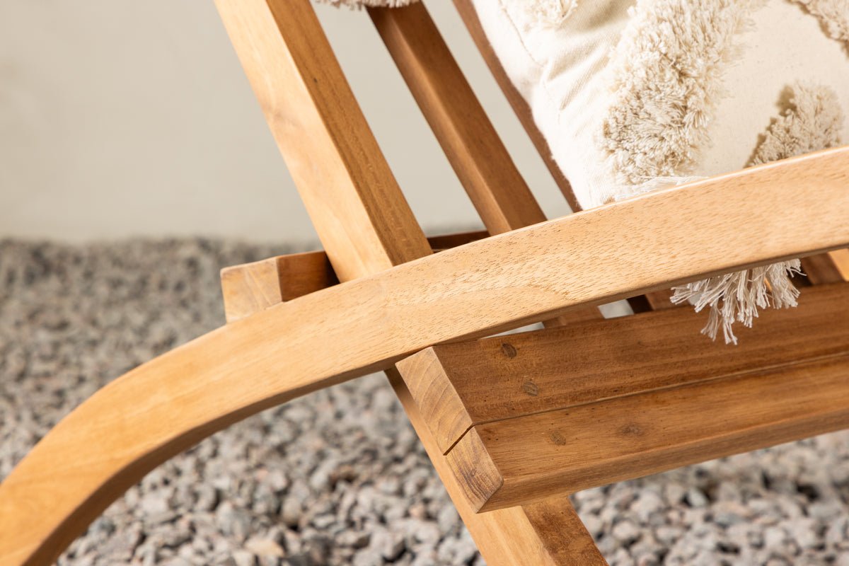 Garten-Loungesessel Hope- aus witterungsbeständigem Teakholz