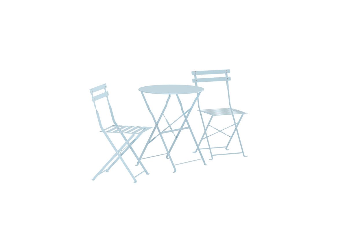 Garten Loungeset Elion – 3-teiliges Set mit rundem Tisch in 3 Farben