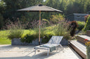 Garten Sonnenschirm Valenza – Ø250 cm in Schwarz oder Weiß