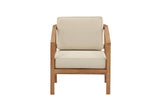 Garten Stuhlkissen Africa - aus Polyester in Beige
