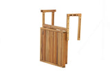 Gartentisch Seraya - mit praktischer Klappfunktion aus Akazienholz für Balkone