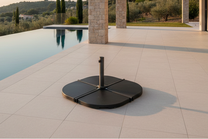 Parapluhouder Lars - 2 elementen in de kleur Zwart