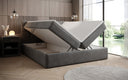 Boxspringbed Lux Fluweel met opbergruimte
