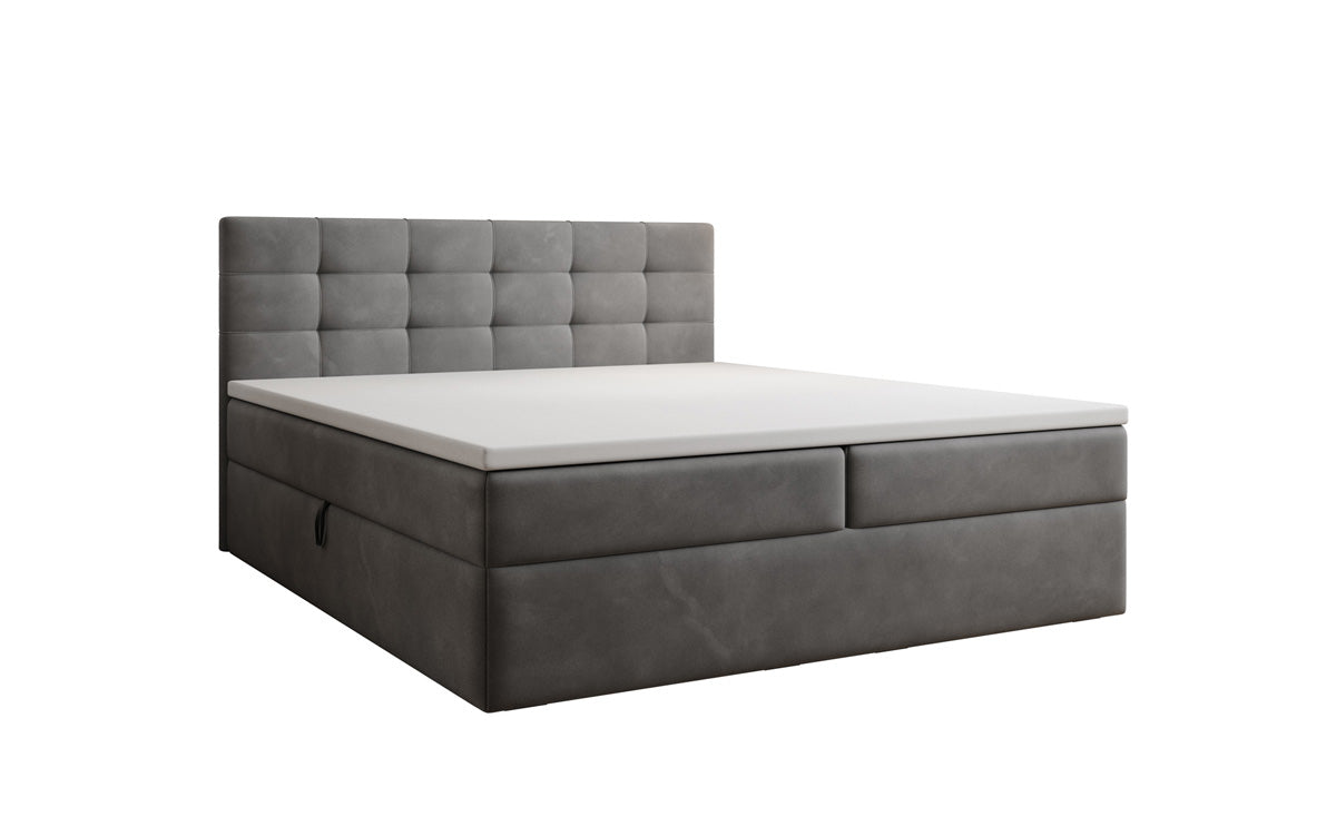 Boxspringbett Lux Samt mit Stauraum