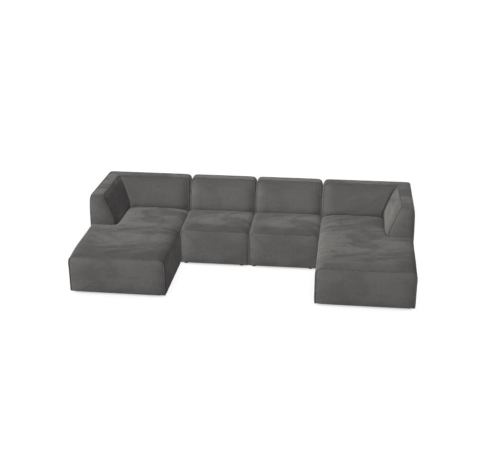 Modulaire bank Hugg - Jouw gewenste configuratie M_FSB7GA